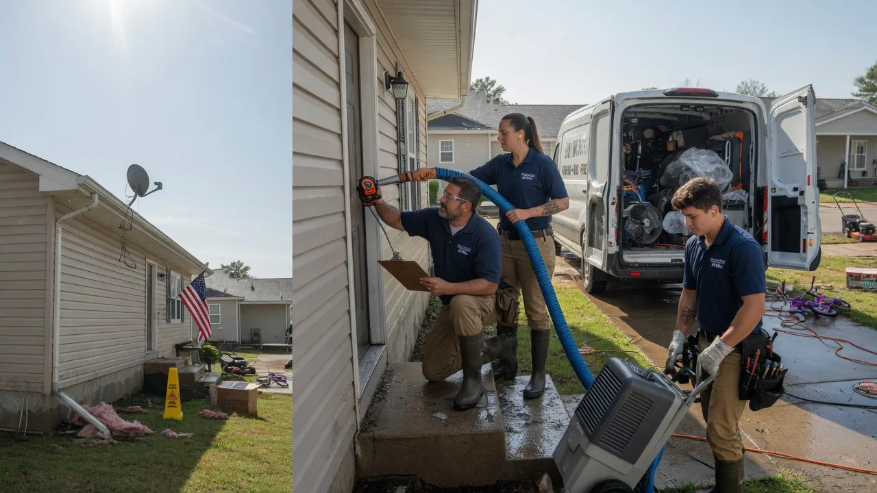 Ceiling Water Damage Restoration in Queen Anne, MD near me